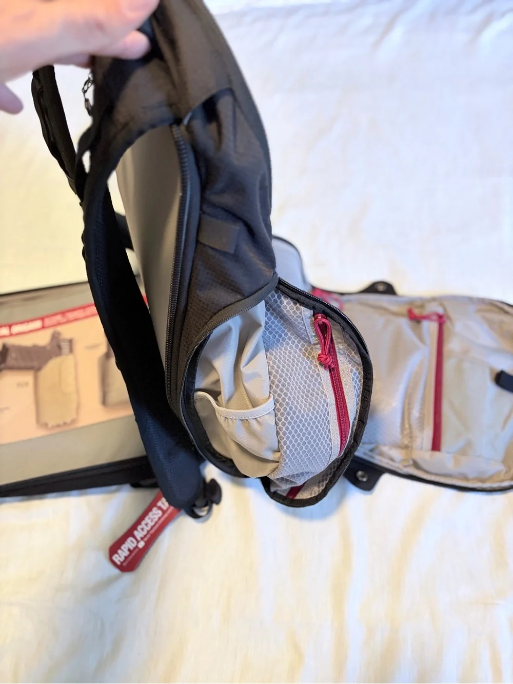 Vertx Black Backpack – Everyday Commuter Pack; Travel pack; Bugout bag